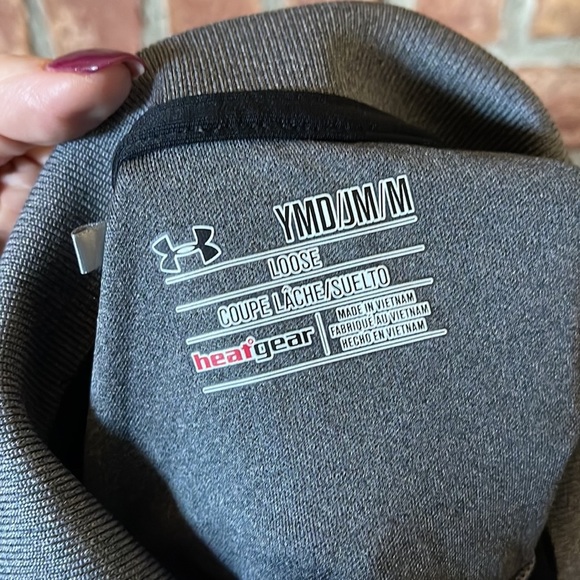 Under Armor Gray Short Sleeve Polo Shirt - Picture 5 of 5